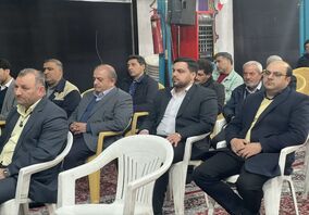 حضور مدیرعامل و جمعی از کارکنان ذوب‌آهن اصفهان در مراسم بزرگداشت شهید حاج اصغر سعیدی