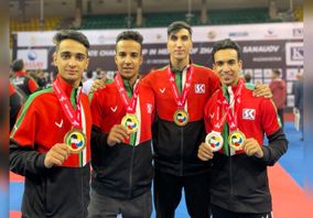 4 طلا و یک نقره سهم مس در مسابقات قهرمانی آسیا