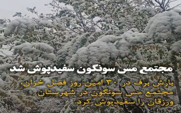 سونگون سفیدپوش شد