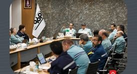 نشست مدیر عامل گروه فولاد مبارکه با مدیران و روسای ناحیه نورد سرد