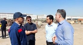 بازدید قائم‌مقام فولاد اکسین خوزستان از انبار ضایعات/تأکید بر ساماندهی سریع، رعایت نکات ایمنی و اجرای نظام آراستگی (5S)