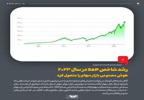 رشد شاخص S&P در سال 2023/هوش مصنوعی بازار سهام را متحول کرد