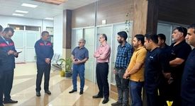 بازدید قائم‌مقام فولاد اکسین خوزستان از مرکز اورژانس به مناسبت روز پزشک