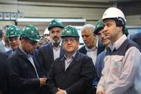 بازدید جبارعلی ذاکری، مدیرعامل راه آهن جمهوری اسلامی ایران از شرکت فولاد سنگان