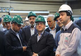 بازدید جبارعلی ذاکری، مدیرعامل راه آهن جمهوری اسلامی ایران از شرکت فولاد سنگان